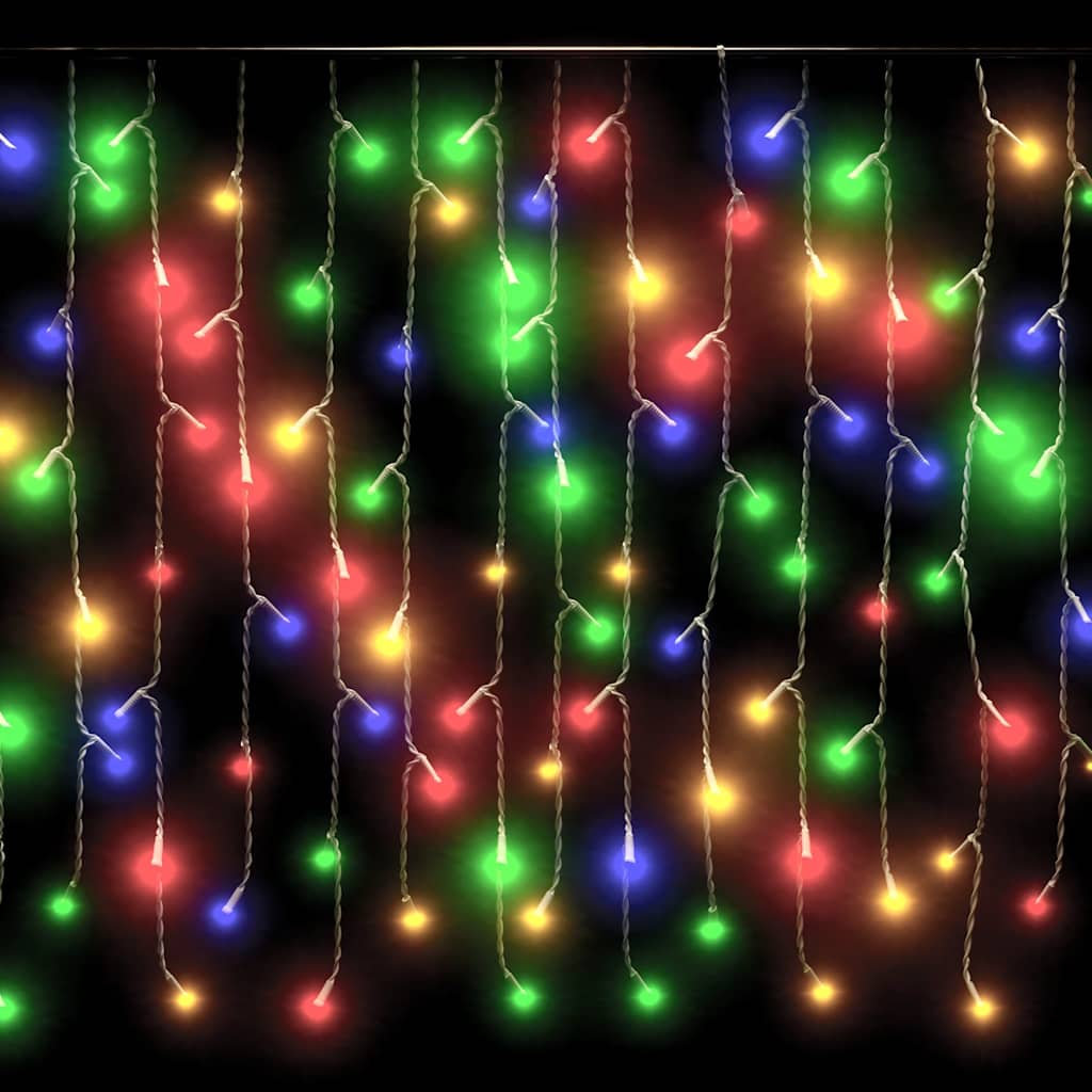 LED virtene lāstekas, 10m, 400 krāsainas LED, 8 funkcijas