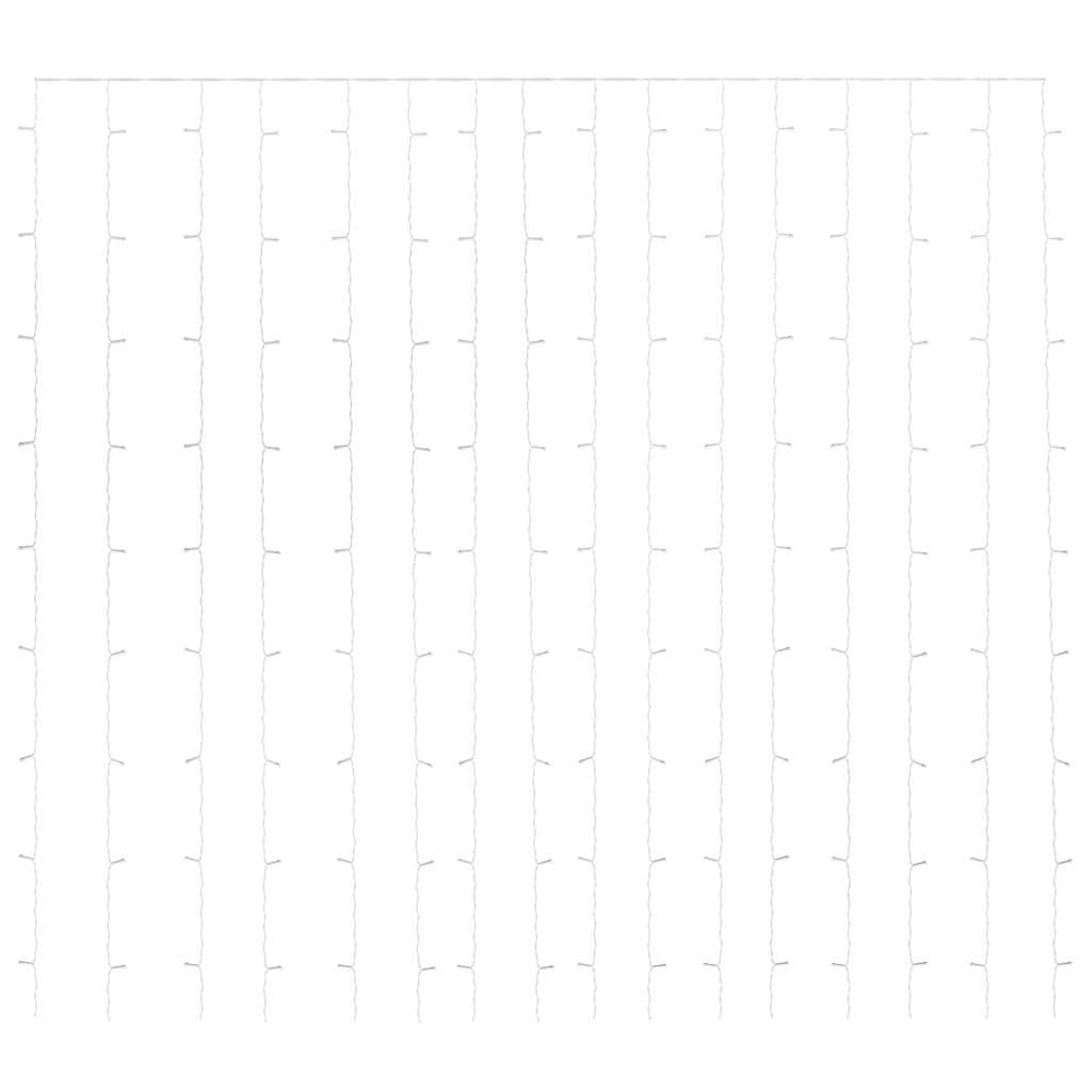 LED lempučių užuolaida CINNAMON, 3x3m, 300 šaltų baltų LED lempučių