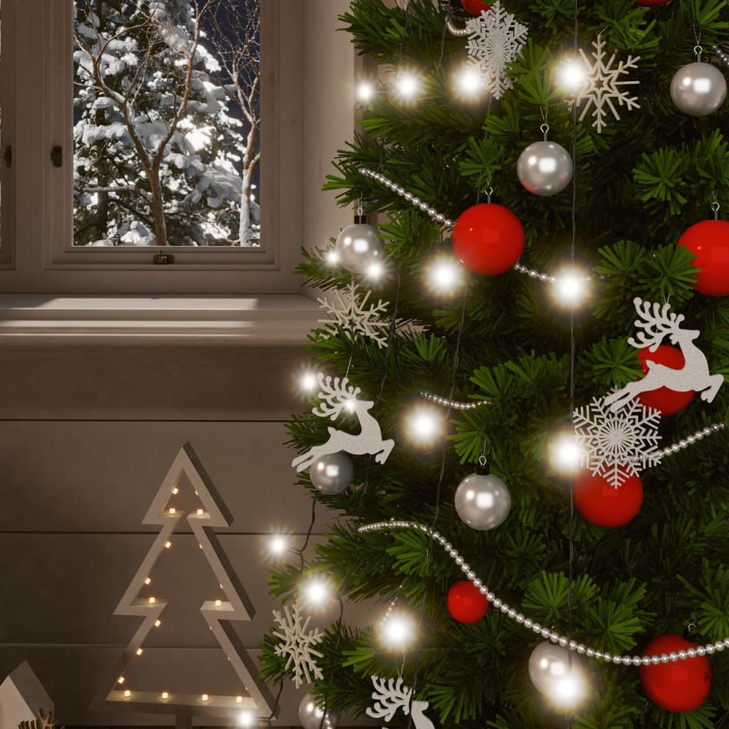 Saulės energija įkraunamos LED lempučių girliandos CAROLS, 2vnt.