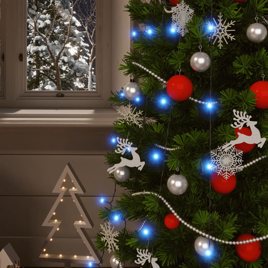 Saulės energija įkraunamos LED lempučių girliandos CAROLS, 2vnt.