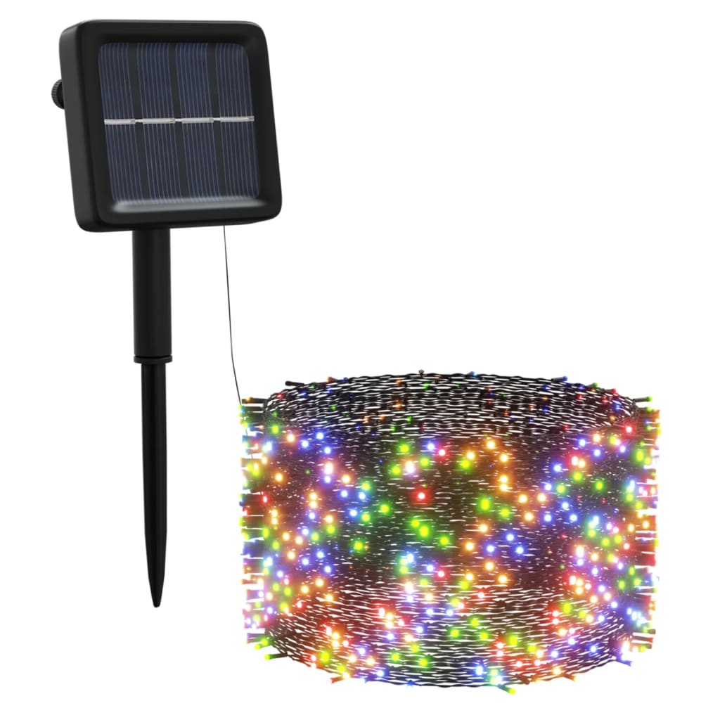 Saulės energija įkraunamos LED lempučių girliandos TINSEL, 5vnt.