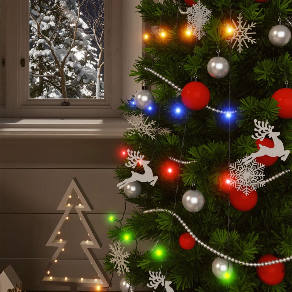 Saulės energija įkraunamos LED lempučių girliandos TINSEL, 5vnt.