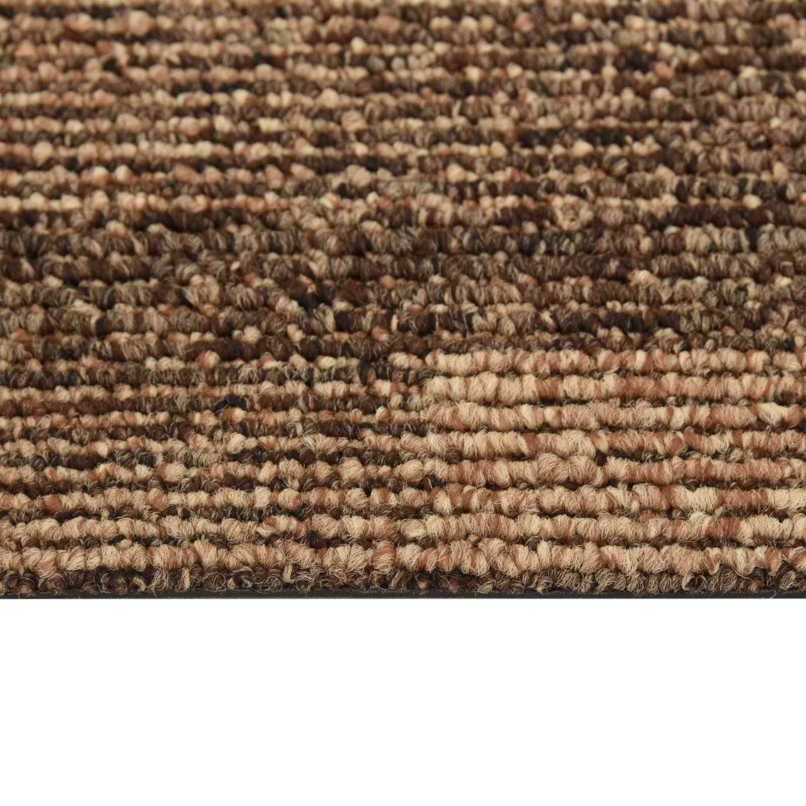 Grindų kilimas 20 pcs Ruda 50 x 50 cm PP