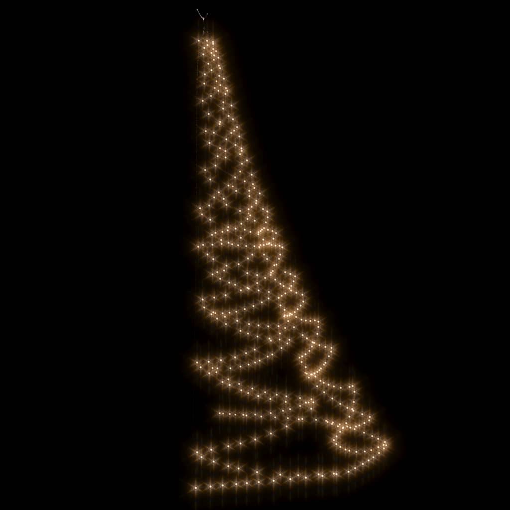Ant sienos kabinama eglutė CHRISTMAS I, šiltai balta