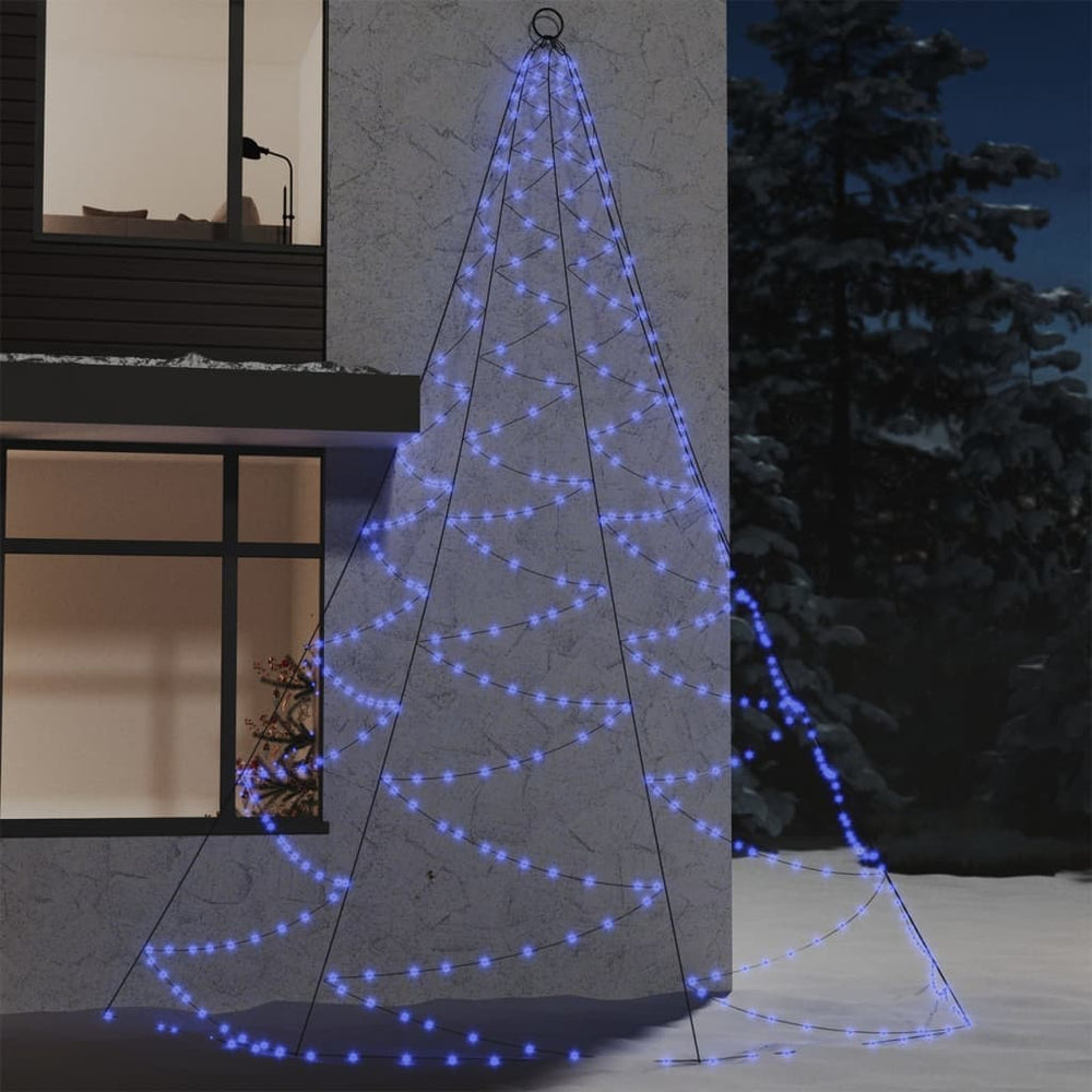 Ant sienos kabinama eglutė CHRISTMAS I, mėlyna
