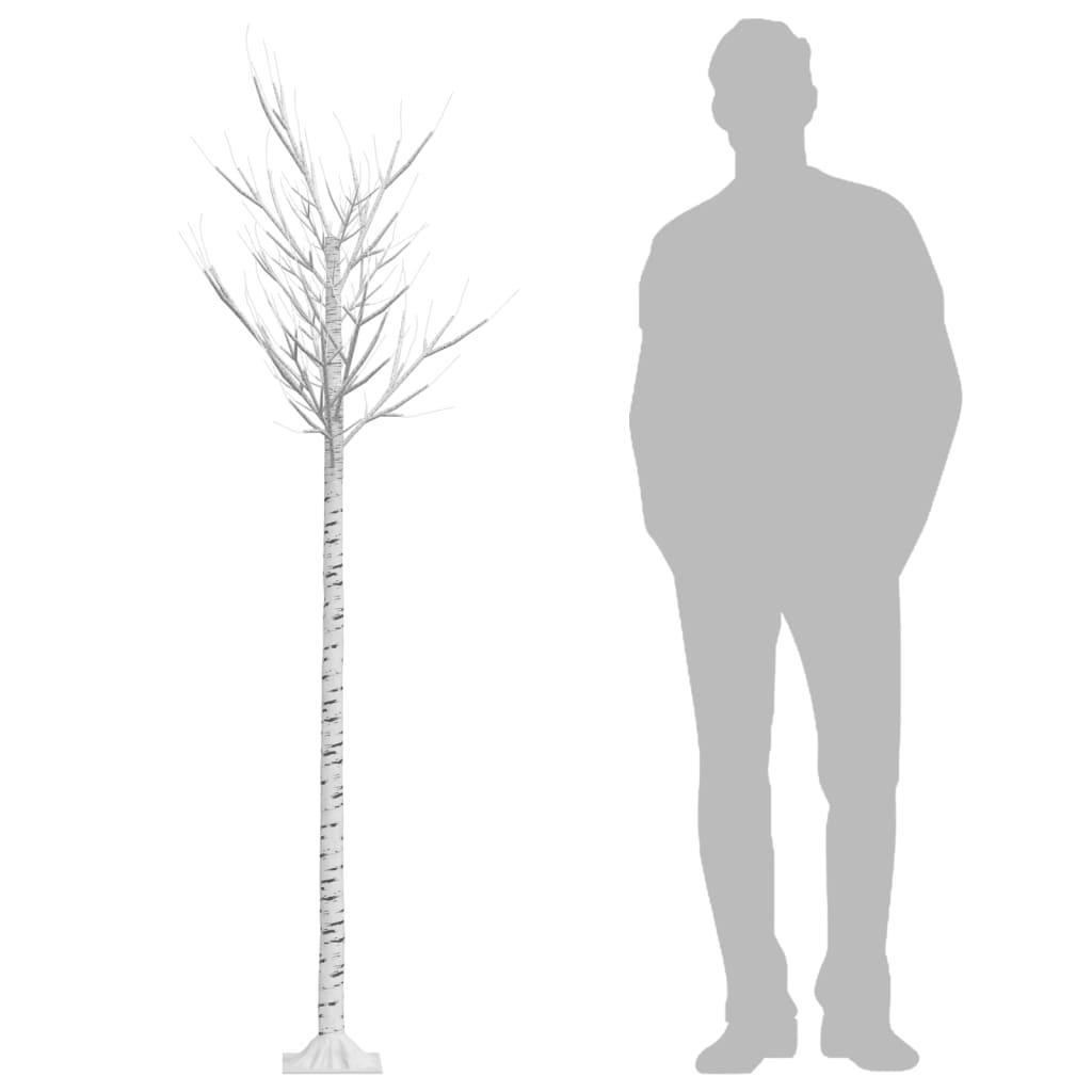 Kalėdinis medis, ARCTIC SHINE, 2,2m, su 200 įvairių spalvų LED lempučių