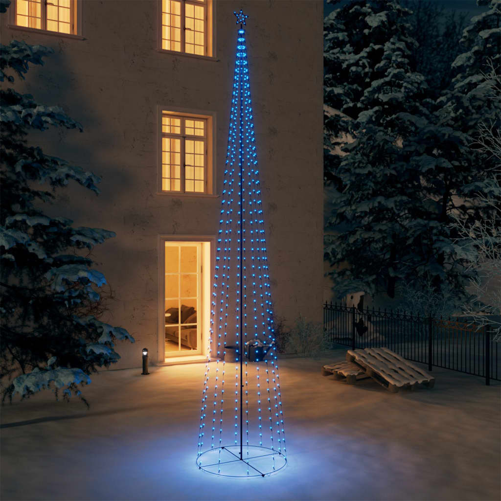 Kalėdų eglutė, POLAR BLOOM, 160x500cm., kūgio formos, 752 mėlynos LED