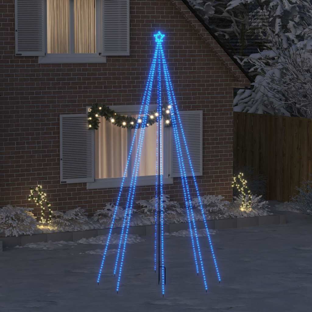LED Ziemassvētku eglīte Iekštelpu Āra 576 LED Zila 3,6 m