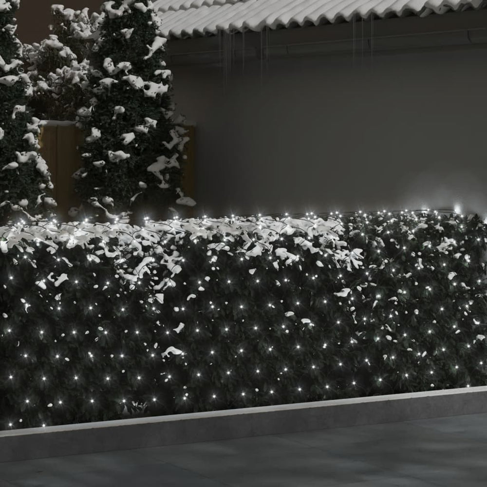 Kalėdinių lempučių tinklas, 3x2m, 204 šaltos baltos LED