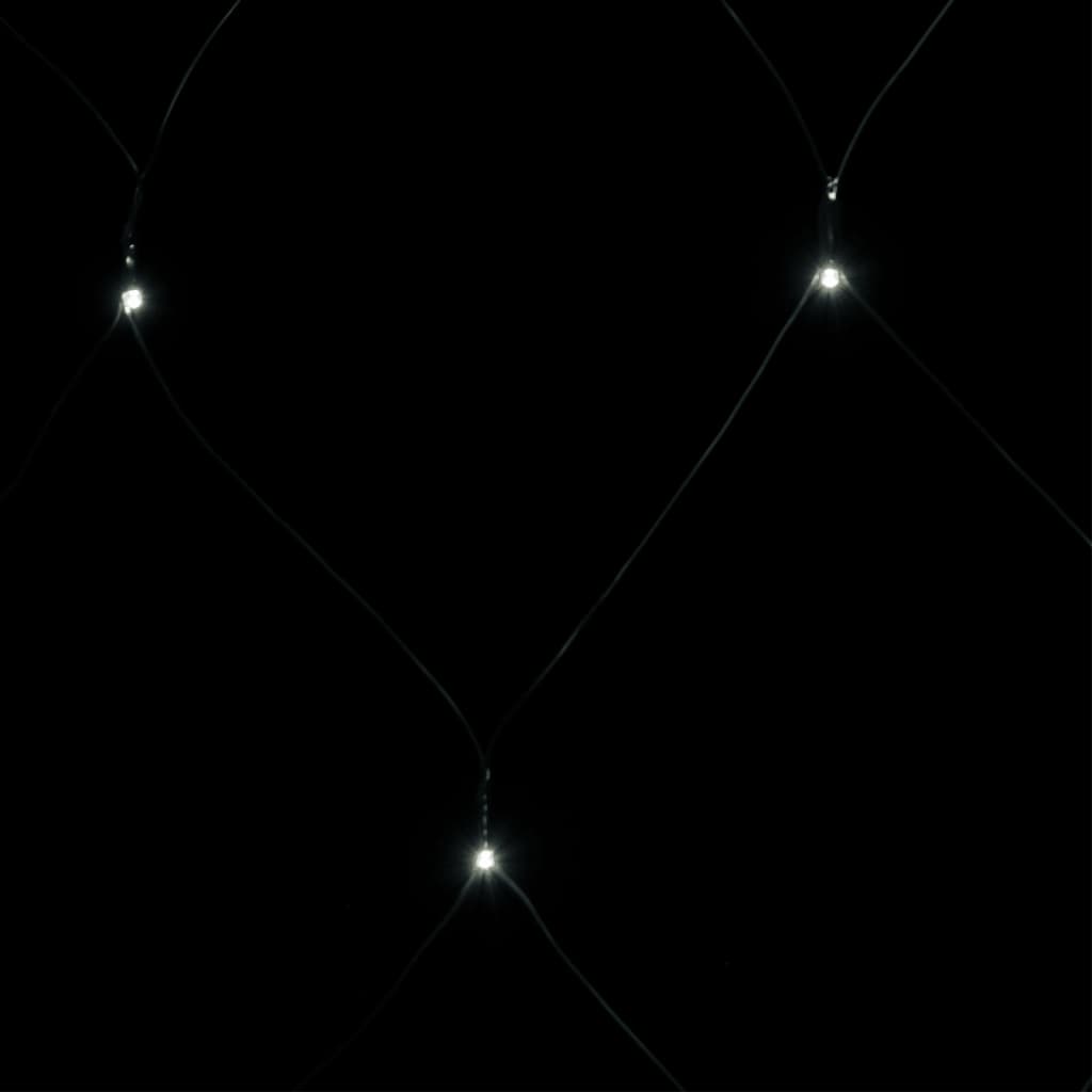 Kalėdinių lempučių tinklas, 3x2m, 204 šaltos baltos LED