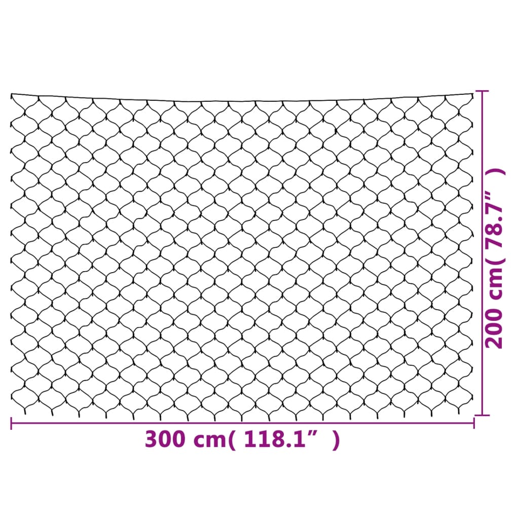 Kalėdinių lempučių tinklas, 3x2m, 204 šaltos baltos LED
