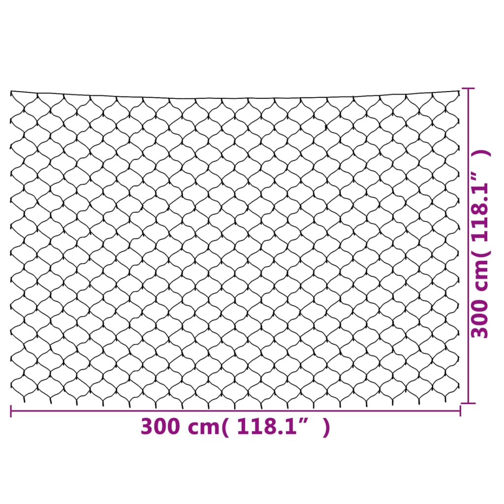 Kalėdinių lempučių tinklas, 3x3m, 306 šiltos baltos LED