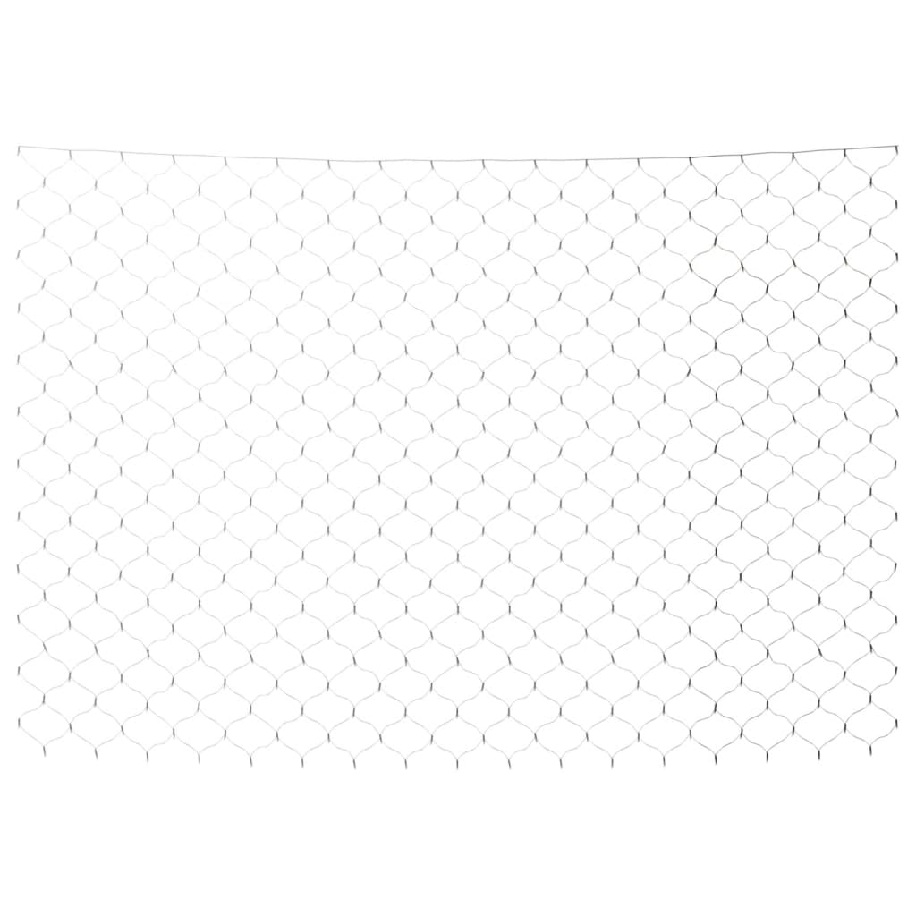 Kalėdinių lempučių tinklas, 3x3m, 306 šaltos baltos LED