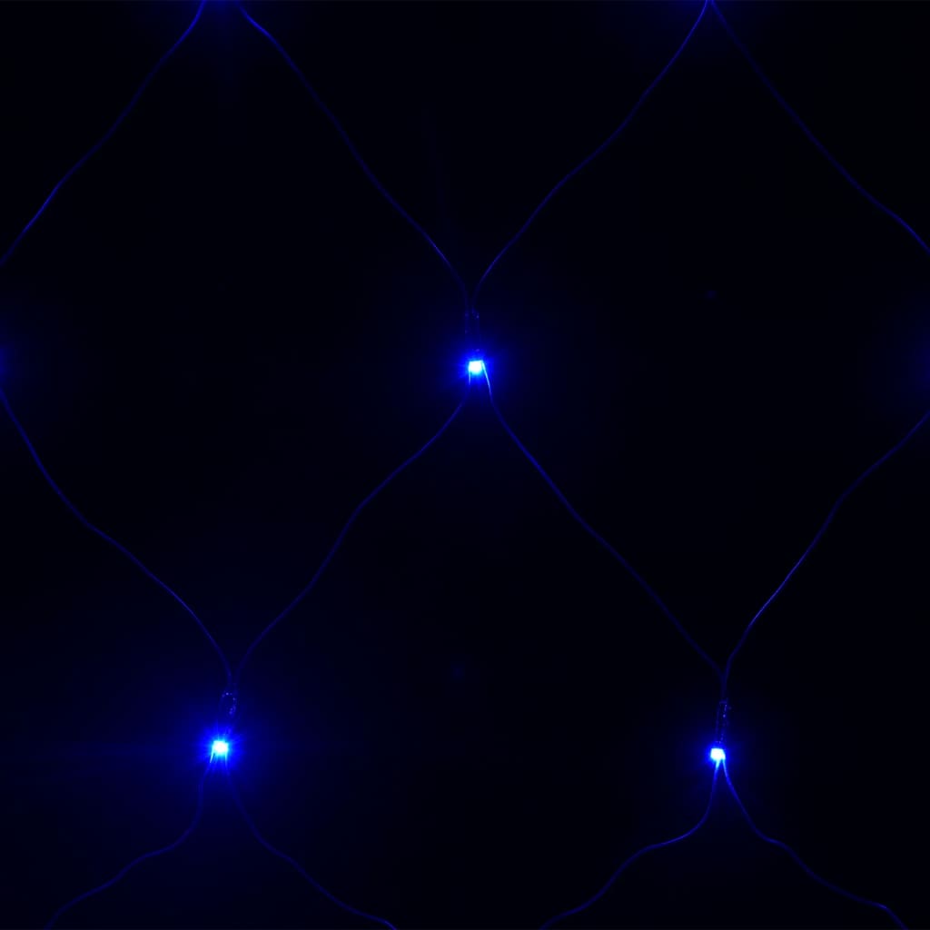 Kalėdinių lempučių tinklas, 3x3m, 306 mėlynos LED