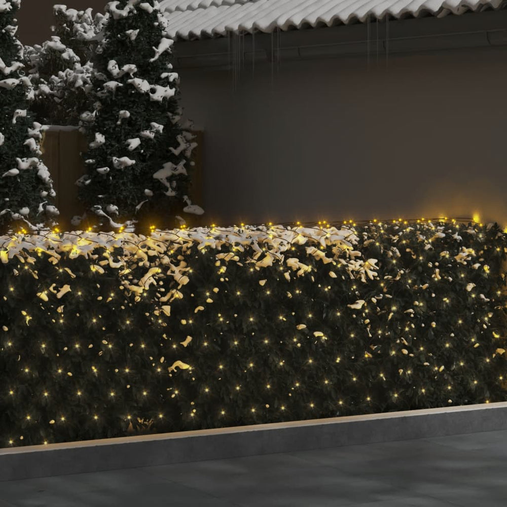 Kalėdinių lempučių tinklas, 4x4m, 544 šiltos baltos LED