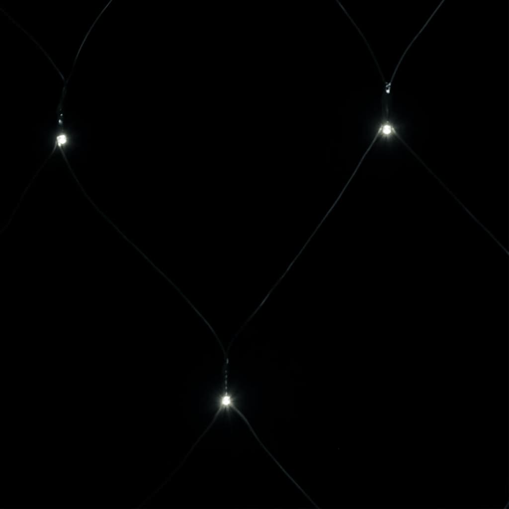 Kalėdinių lempučių tinklas, 4x4m, 544 šaltos baltos LED