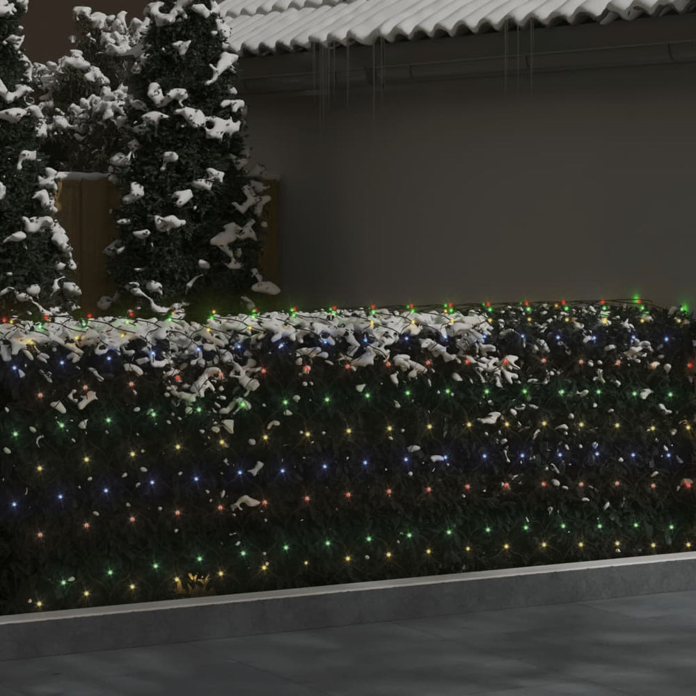Kalėdinių lempučių tinklas, 4x4m, 544 įvairių spalvų LED