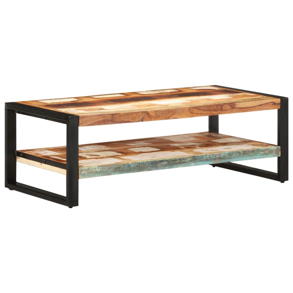 Coffee table, 120x60x40 cm, solid reclaimed wood