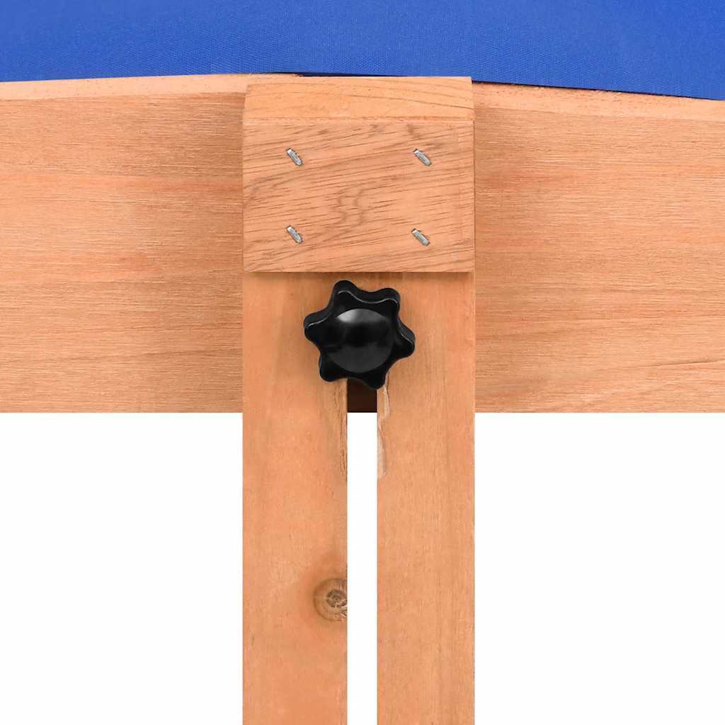 Sandbox with roof, 112x112x112cm, spruce wood