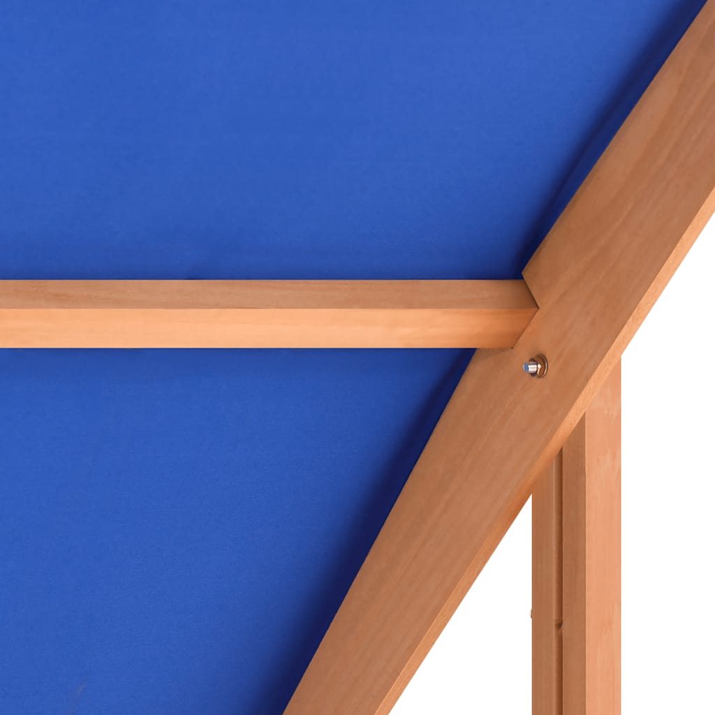 Sandbox with roof, 112x112x112cm, spruce wood