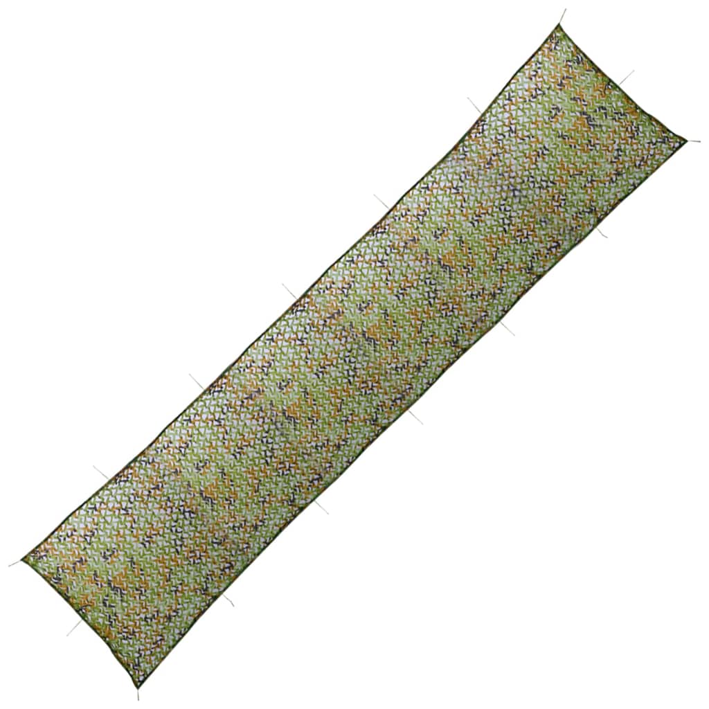 Kamuflāžas tīkls ar uzglabāšanas somu, zaļš, 1,5x6m