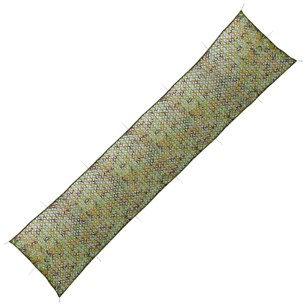 Kamuflāžas tīkls ar uzglabāšanas somu, zaļš, 1,5x8m