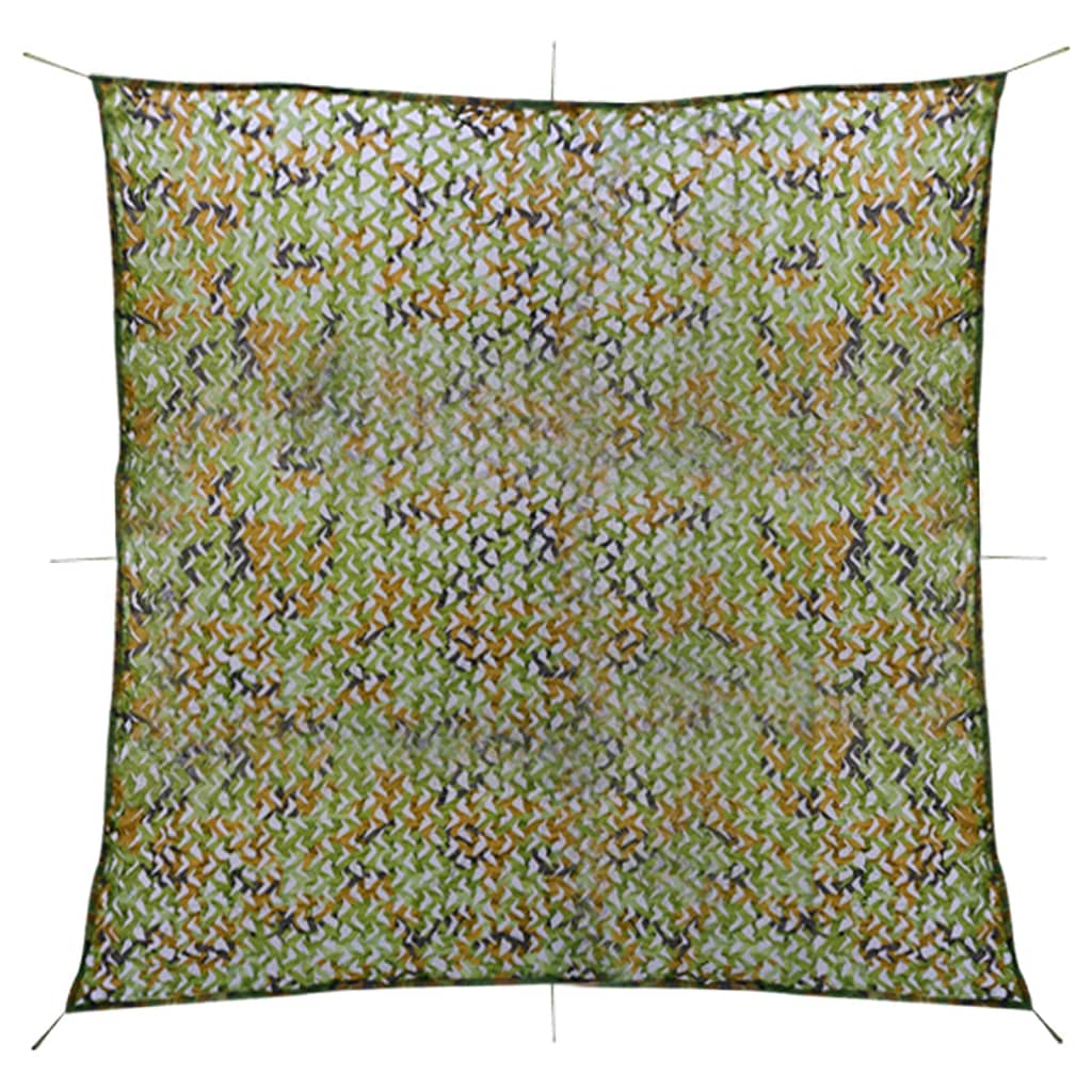 Camouflage Net with Storage Bag, Green, 5x5m