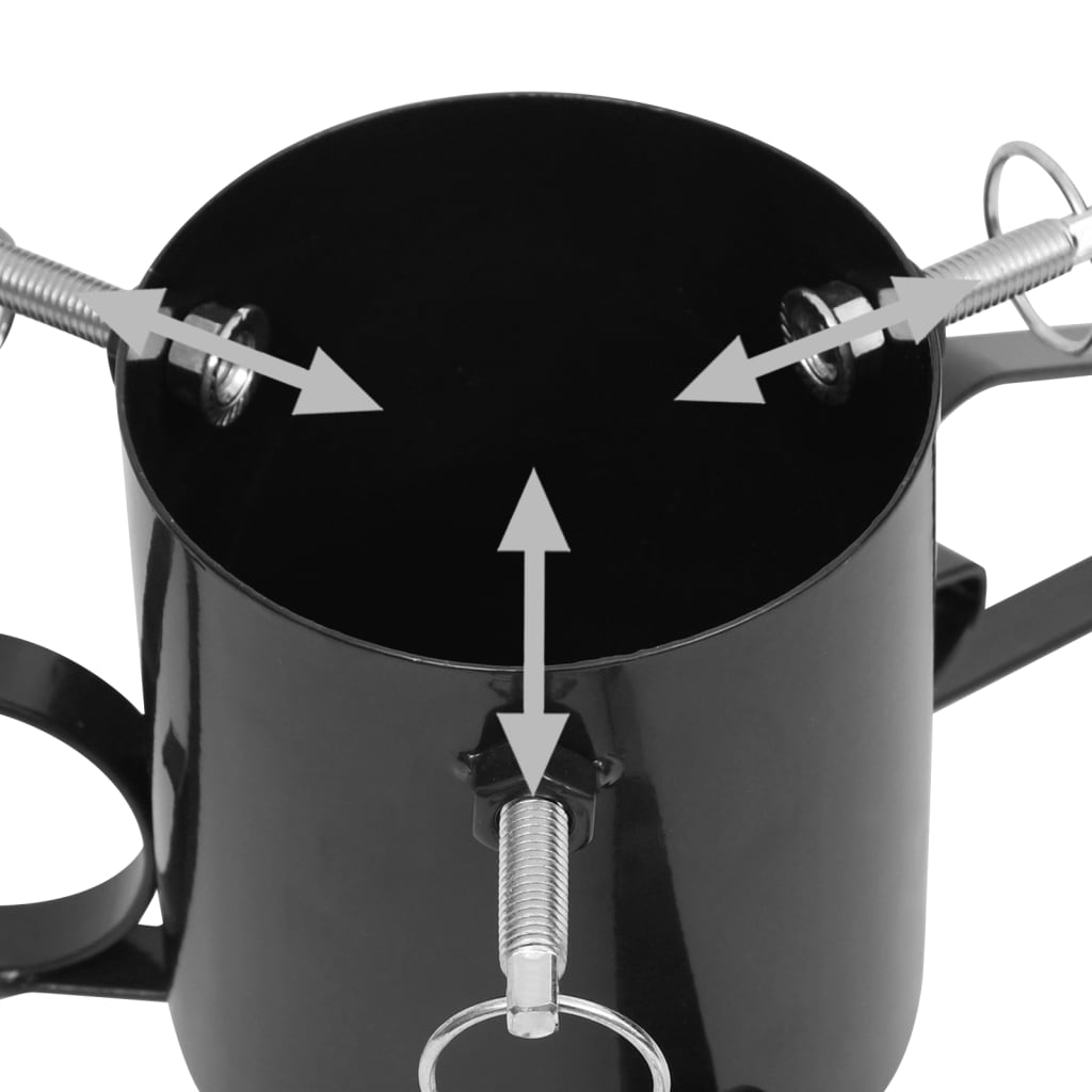 Christmas tree stand, black, 58x58x21cm