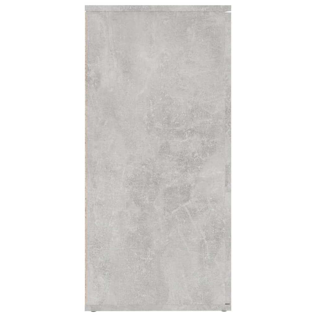 Šoninė spintelė, betono pilka, 160x36x75cm, apdirbta mediena