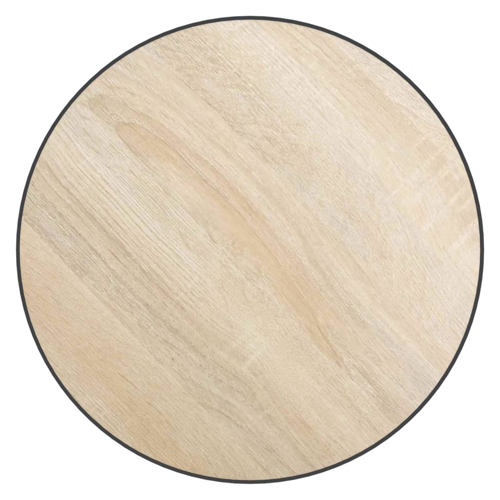 Arbatos staliukas, sonoma ąžuolo spalvos, 35cm skersmens, MDF