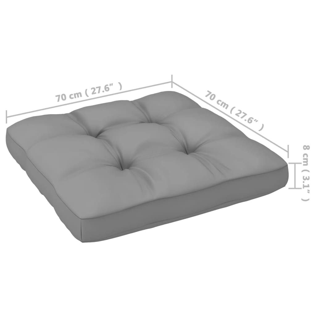 Keturvietė sodo sofa su pagalvėlėmis, pušies medienos masyvas