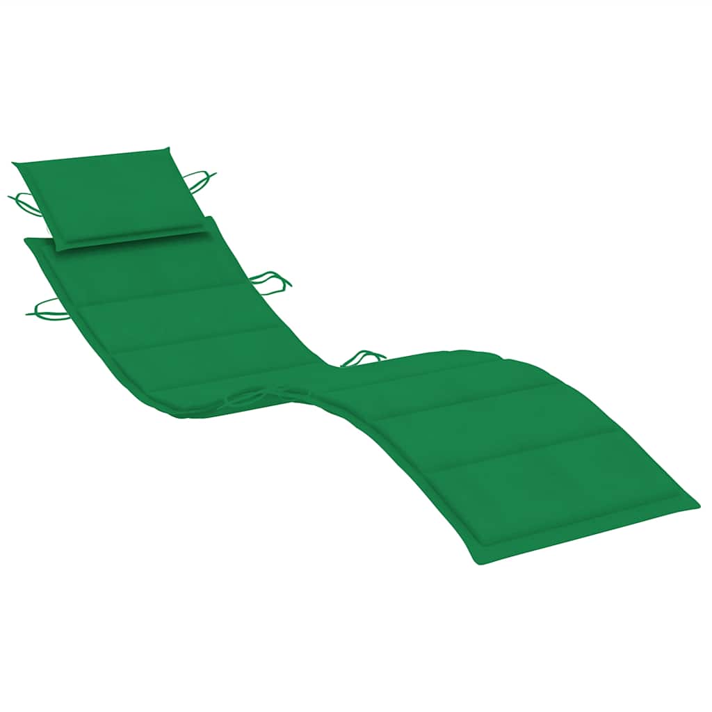 Sun loungers with cushions, 2 pcs., solid acacia wood