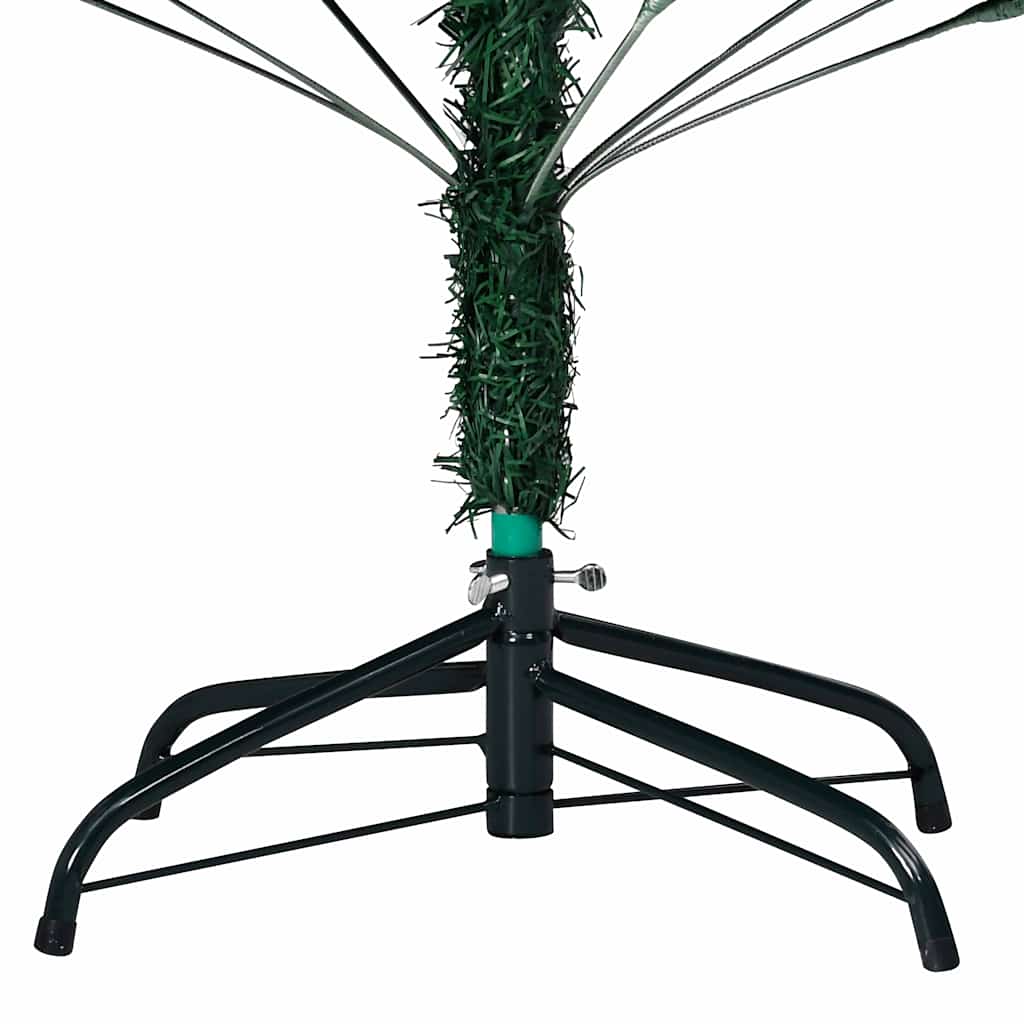 Dirbtinė Kalėdų eglutė su žaisliukais, žalia, 120cm, PVC