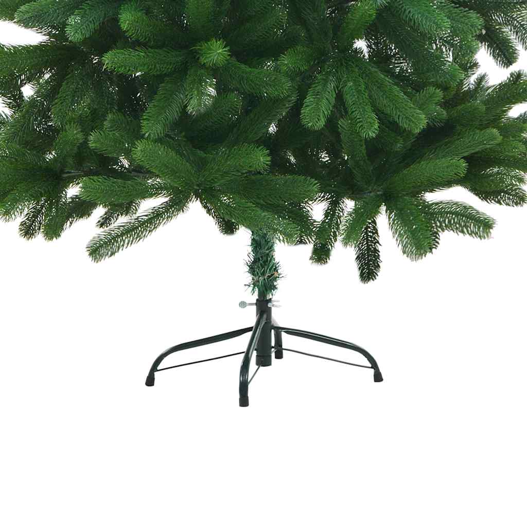 Dirbtinė apšviesta Kalėdų eglutė su žaisliukais, žalia, 150cm