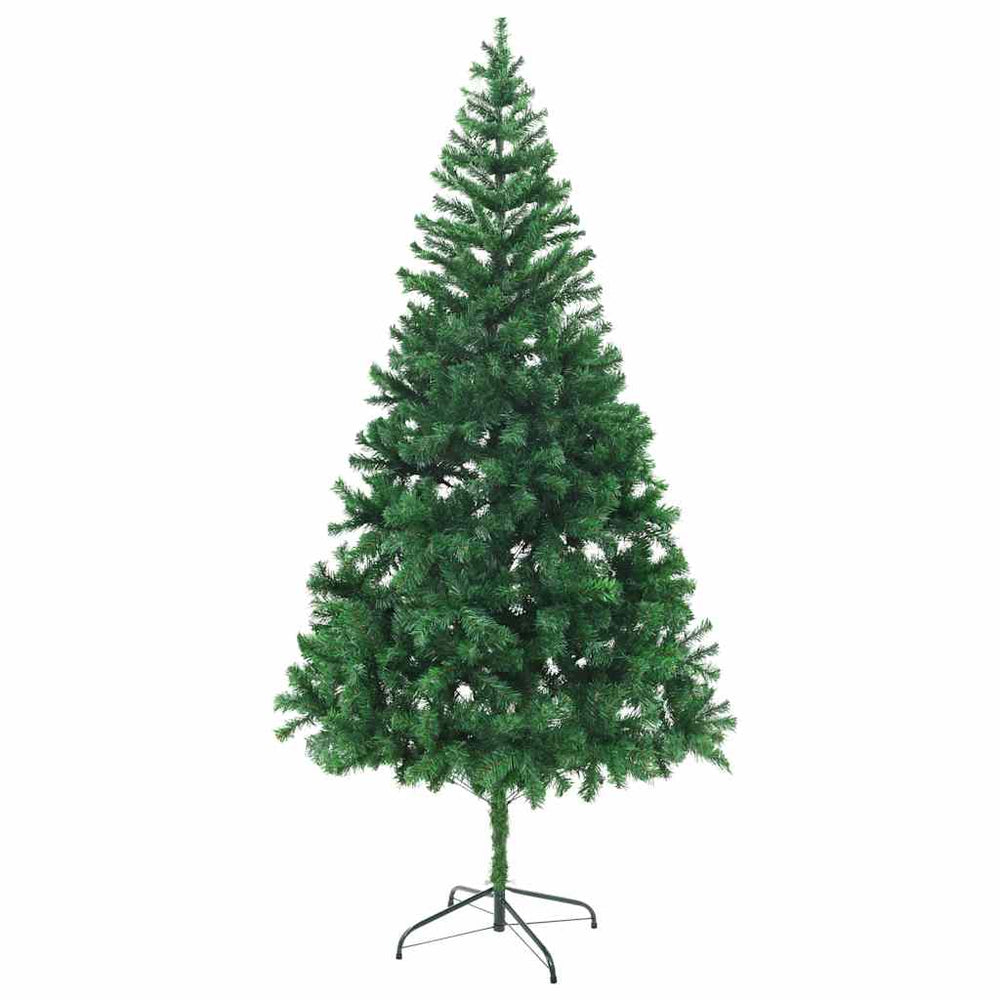 Artificial Christmas tree with ornaments, 210cm, 910 branches
