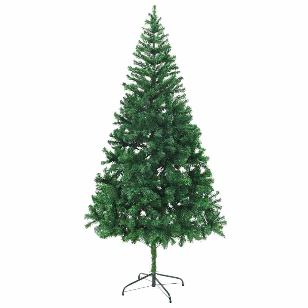 Artificial Christmas tree with ornaments, 210cm, 910 branches