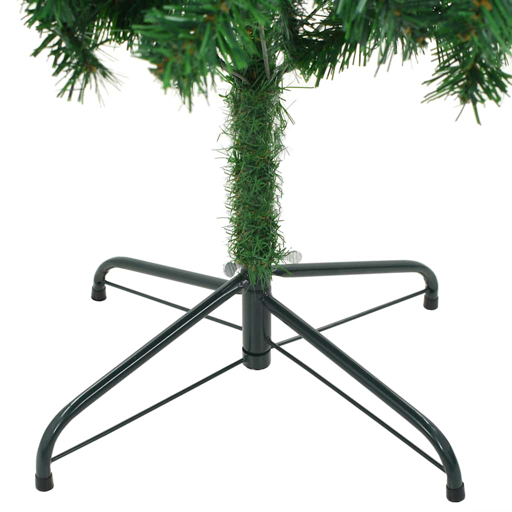 Artificial Christmas tree with ornaments, 210cm, 910 branches