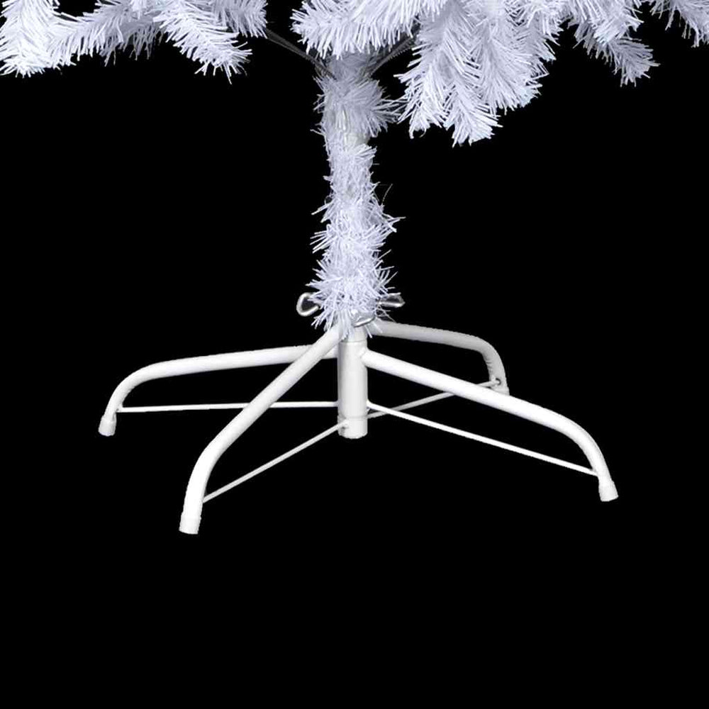 Artificial Christmas tree with ornaments, 210cm, 910 branches