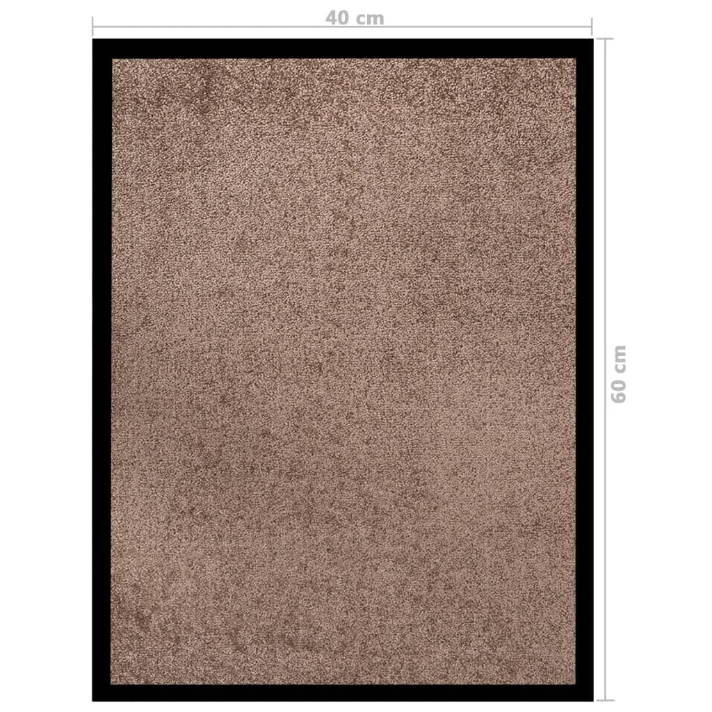 Doormat, brown, 40x60cm