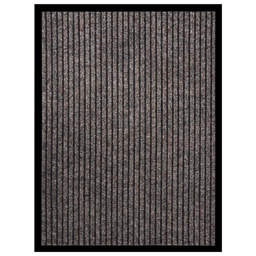 Doormat, beige, 60x80cm, striped