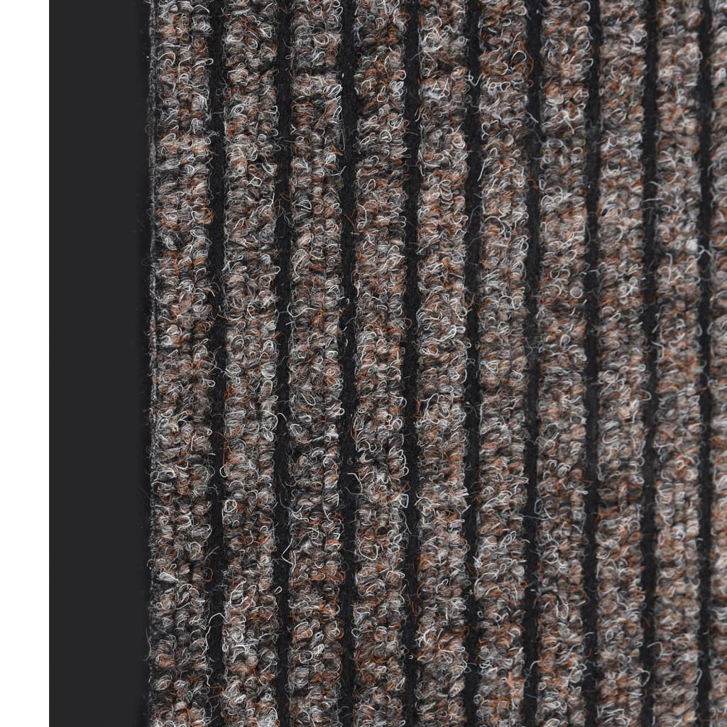Doormat, beige, 60x80cm, striped