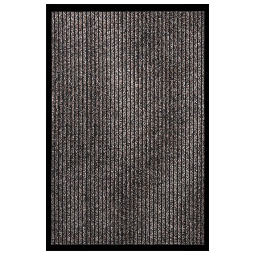 Durvju paklājiņš, smilšu krāsā, 80x120cm, svītrains