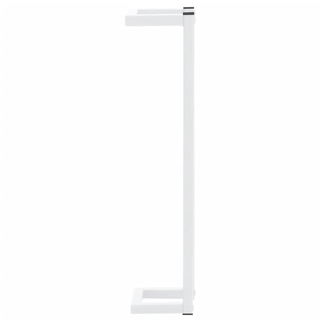 Towel rack, white, 12.5x12.5x60cm, steel