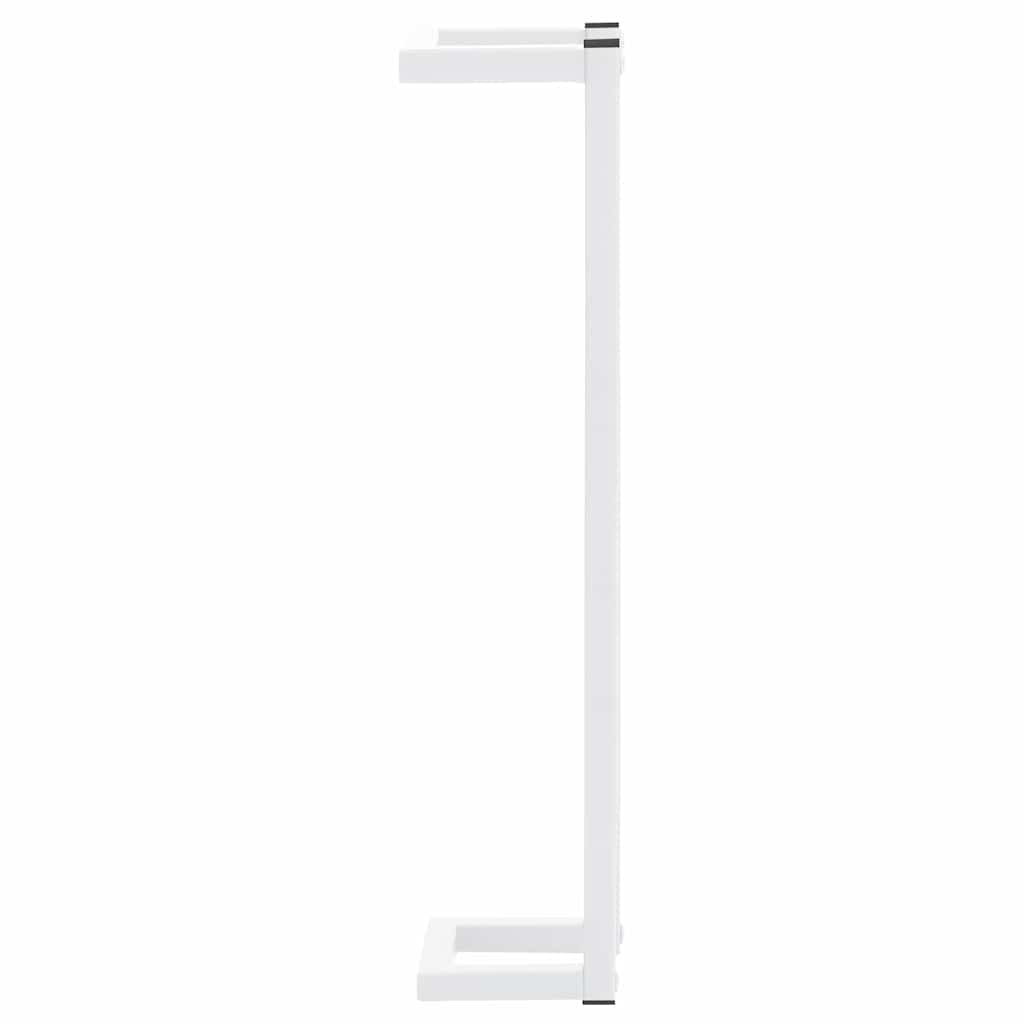 Towel rack, white, 12.5x12.5x60cm, steel