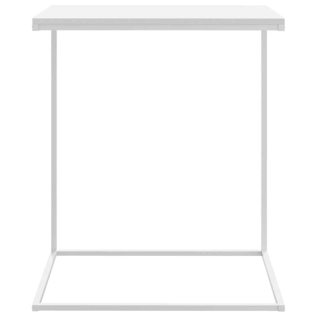 Side table, white, 55x35x66cm, wood