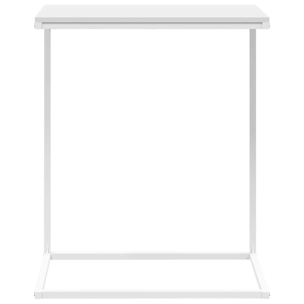 Side table, white, 55x35x66cm, wood