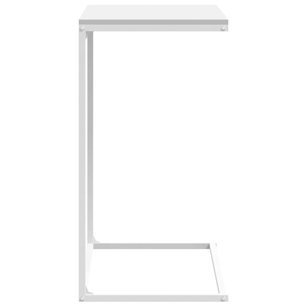 Side table, white, 55x35x66cm, wood