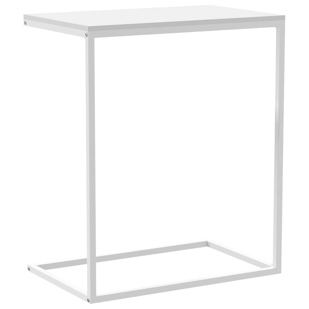 Side table, white, 55x35x66cm, wood