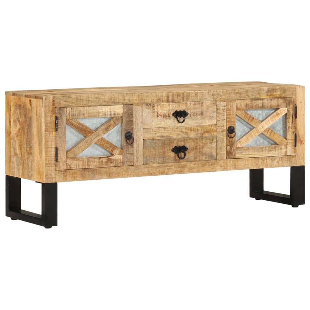 Televizora kumode, 110x30x45cm, neapstrādāta mango koksne