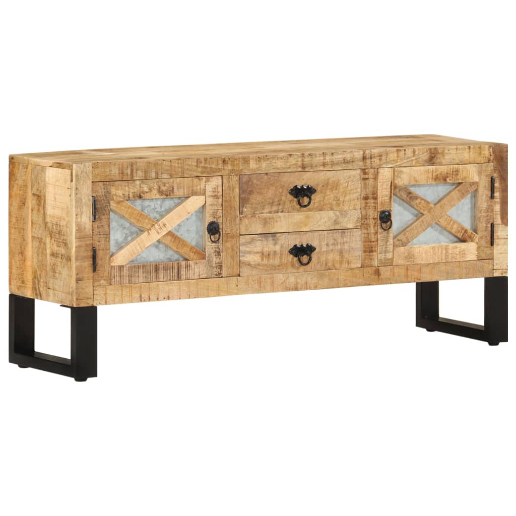 Televizora kumode, 110x30x45cm, neapstrādāta mango koksne